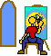 a painter looking in the mirror and painting a self portrait