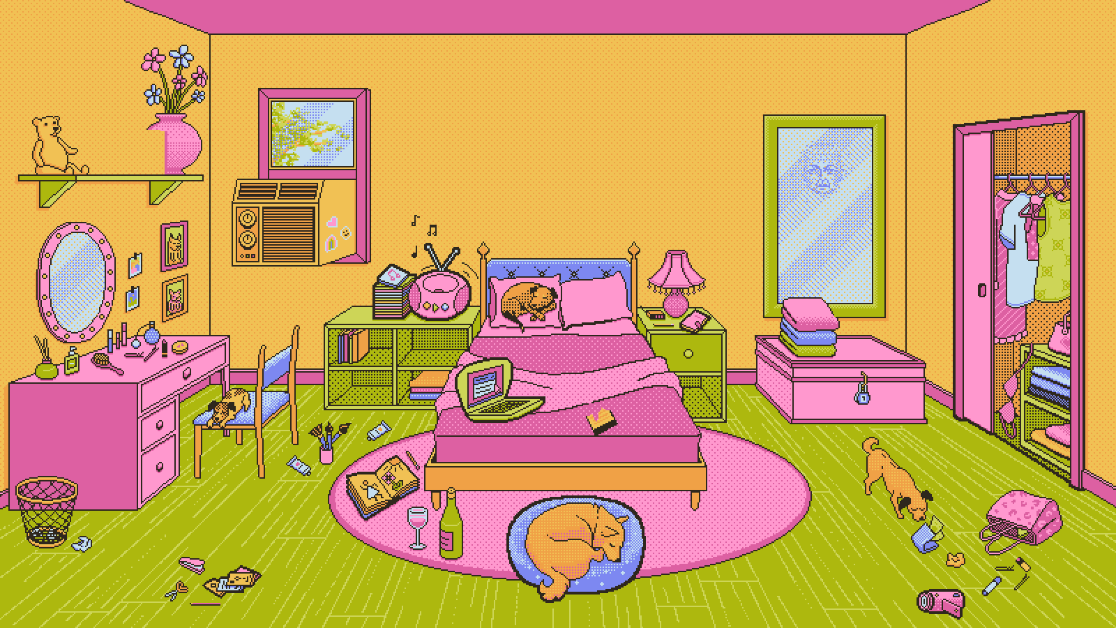 My room illustration